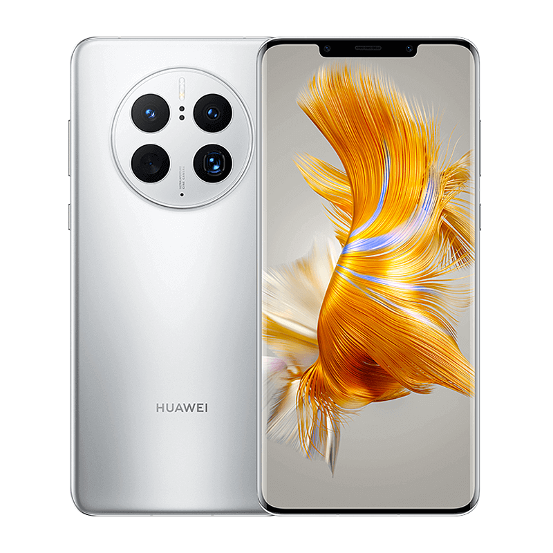 HUAWEI Mate 50 Pro Surface flagship Super light transformationXMAGEimage Beidou Satellite News 256GB Frost Silver Huawei HarmonyOS mobile phone